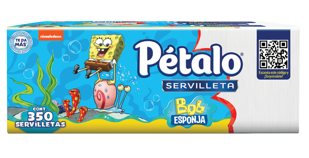 P&eacute;talo Servilleta Bob ESPONJA